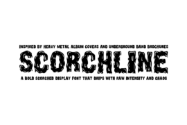 Scorchline Font