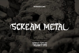 ScreamMetalDemo Font