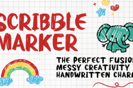 Scribble marker Font