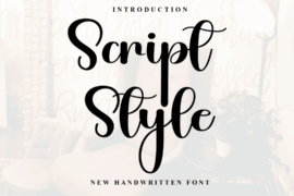 Script Style Font
