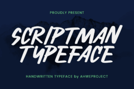 Scriptman Demo Font