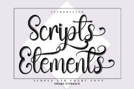 Scripts Elements Font