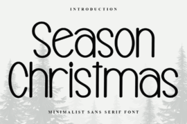 Season Holiday Font