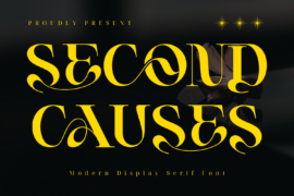Second Causes Demo Font
