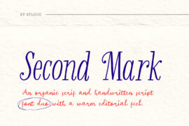 Second Mark Personal Use Font Family