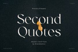 Second Quotes Font