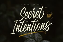 Secret Intentions Font