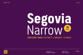 Segovia Narrow DEMO Font
