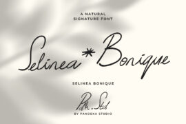 Selinea Bonique DEMO Font