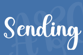 Sending Font