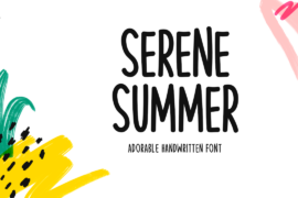 Serene Summer Font