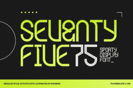 Seventy Five Font
