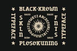 SFC Black Krown Font