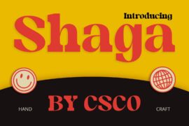 Shaga Demo Font