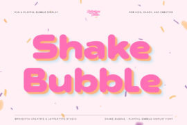 Shake Bubble Demo Font