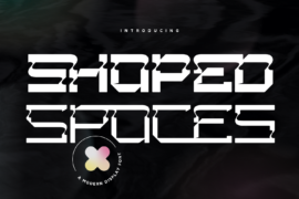 Shaped Spaces Demo Font