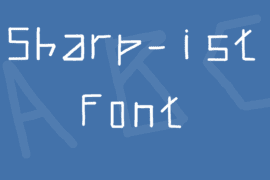 Sharp-ist Font Font