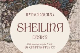 Sheilina Drawn Demo Font