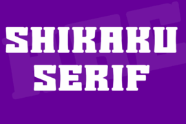 Shikaku Serif Font
