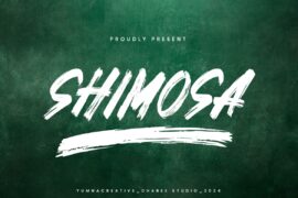 Shimosa Font