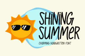 Shining Summer Font