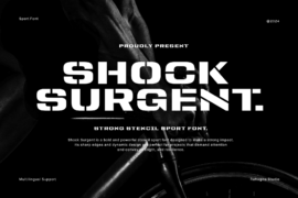 Shock Surgent Font