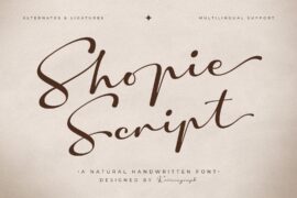 Shopie Script DEMO Font