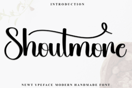 Shoutmore Font