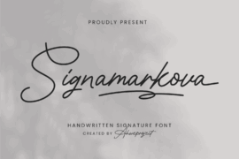 Signamarkova Demo Font