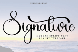 Signature Beautiful Font