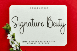 Signature Beauty Font