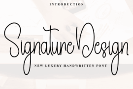 Signature Design Font