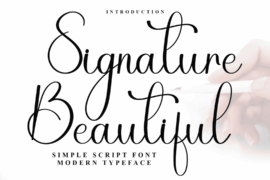 Signature Wonderful Font
