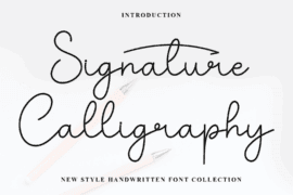SignatureCalligraphy Font