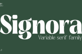 Signora Classica Font Family