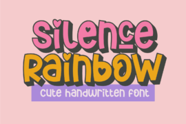 Silence Rainbow Demo Font