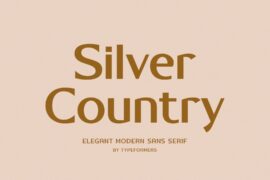 Silver Country Font