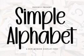 Simple Alphabet Font