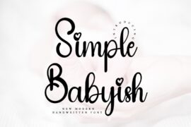 Simple Babyish Font