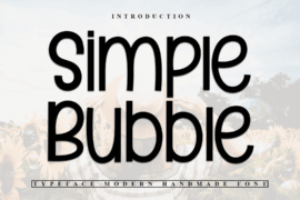Simple Bubble Font