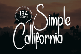 Simple Callifornia Font