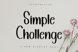 Simple Challenge Font
