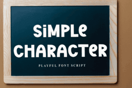 Simple Character Font