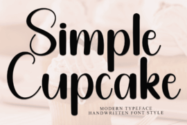 Simple Cupcake Font