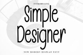 Simple Designer Font