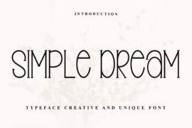 Simple Dream Font