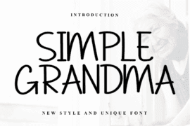 Simple Grandma Font