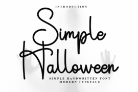 Simple Halloween Font