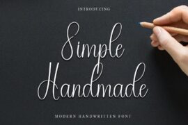 Simple Handmade Font