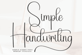 Simple Handwriting Font